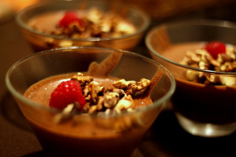 Na cozinha – Mousse de Chocolate