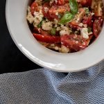 Salada de Tomate Cherry e Queijo Feta